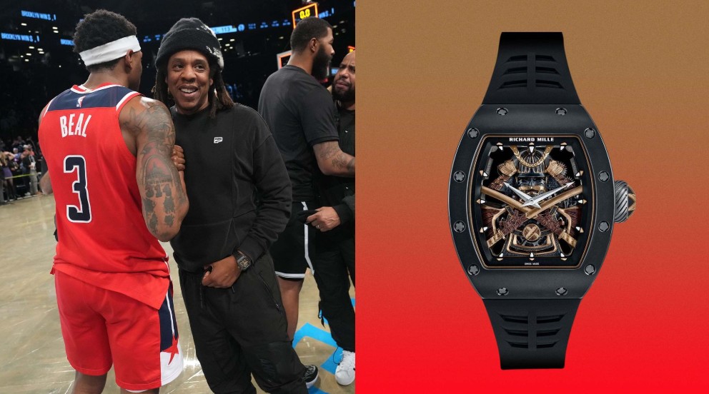 Image of Jay-Z and his new $1 million watch.